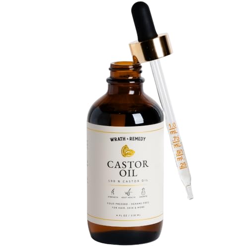Castor Oil Organic Hexane Free — USDA Certified Castor Oil for Hair (4OZ)