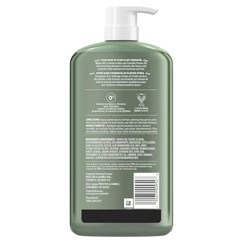 Herbal Essences Honey Daily Moisture Conditioner, Protects and Nourishes Dry Hair, Hydrating Conditioner with Certified Camellia Oil and Aloe Vera, Moisturizing and Safe For All Hair Types, 33.8oz
