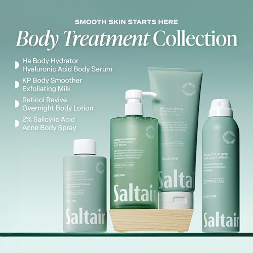 Saltair Hyaluronic Acid Body Serum | Fragrance-Free HA Hydrator | 13 oz