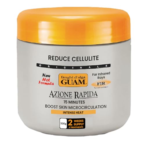 GUAM Anti-Cellulite Seaweed Mud Infrared Body Wrap โ FAST-ACTION Skin Tightening & Firming Treatment with Tourmaline FIR