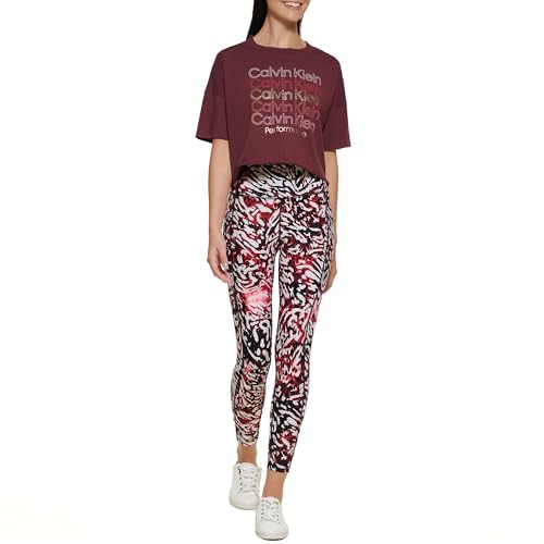 Calvin Klein Women's Performance Pants,Sierra Camo Moonrock,X-Large