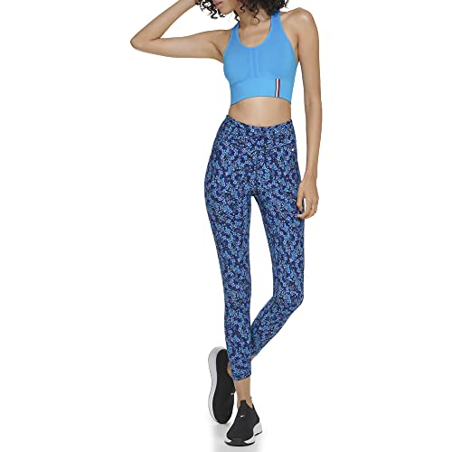 Tommy Hilfiger Sport Womens Sport Legging,Navy Combo,Medium