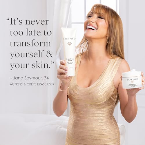 BODY FIRM Crepe Erase 2-Step Treatment, Exfoliant & Firming Cream, 10 FL Oz