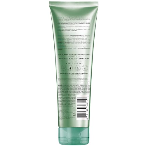 L'Oreal Paris Thickening Sulfate Free Shampoo, Thickens + Strengthens Thin, Fragile Hair, Hair Care with Rosemary Leaf, EverPure, 8.5 Fl Oz (Packaging May Vary)