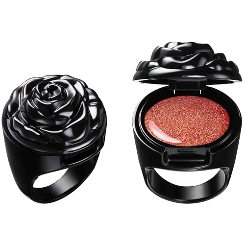 ANNA SUI Ring Rouge - Antique-Looking Lipstick Like Wearing an Accessory - Formulated with Highly Refractive and High-Viscosity Oil - 600 - Humming Orange - 0.80 oz.