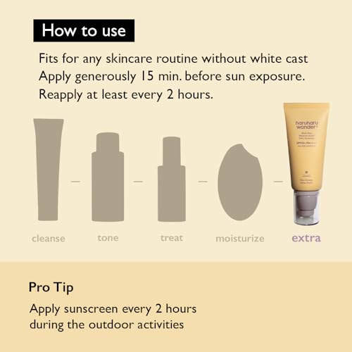 haruharu Black Rice Moisture Airyfit Daily Sunscreen SPF50+ 1.69 fl.oz.