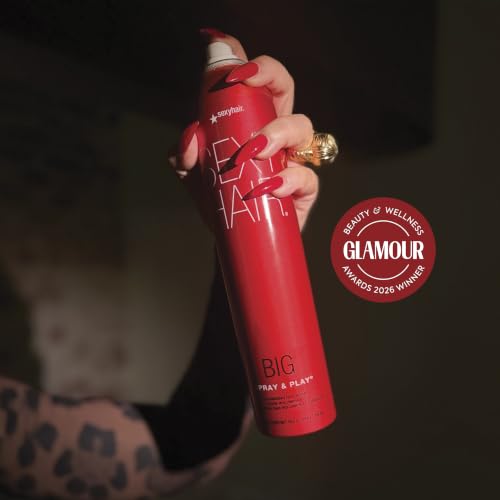 SexyHair Big Spray & Play Volumizing Hairspray | Hold and Shine | Up to 72 Hour Humidity Resistance | All Hair Types