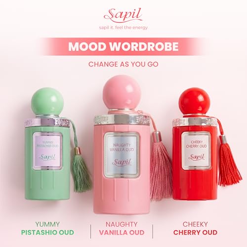 Sapil Naughty Vanilla Oud Perfume with Honey Amber for Date Night EDP 100ml