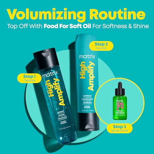 Matrix High Amplify Conditioner – For Fine Hair, 33.8 Fl Oz