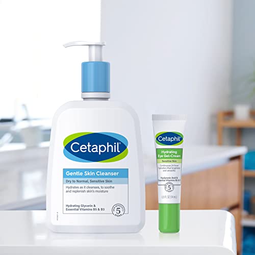 Cetaphil Hydrating Eye Gel-Cream, Hyaluronic Acid Brightening 0.5 fl oz