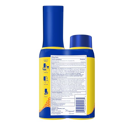 Banana Boat 360 Coverage Kids Sunscreen Mist SPF 50 Bundle, 5.5 Fl Oz ea