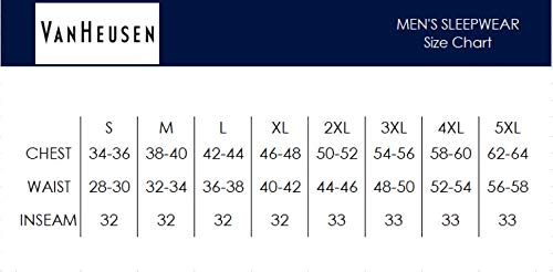 Van Heusen Men's Knit Sleep Pant, Medium Grey, Large