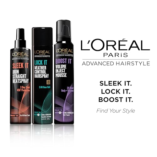 L'Oreal Paris Hair Care Advanced Hairstyle Boost It Volume Inject Mousse, 8.3 Ounce