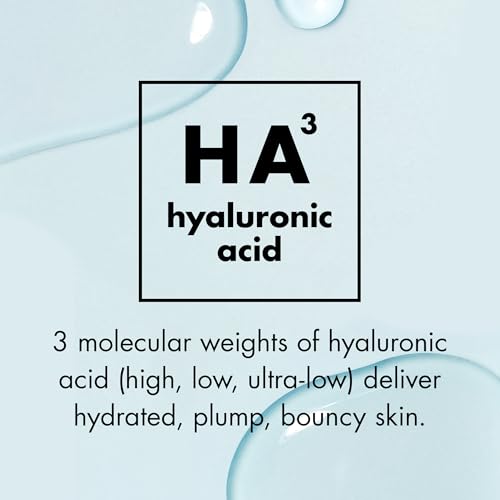 e.l.f. SKIN Holy Hydration! Triple Bounce Serum, 1.7% Hyaluronic Acid Serum For Plump, Bouncy Skin, Moisturizing & Hydrating, Vegan & Cruelty-Free