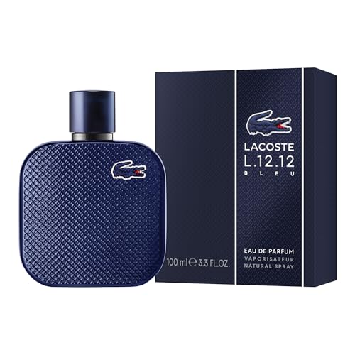 Lacoste - L12.12 Bleu Eau de Parfum - Men's Fragrance - With notes of Yuzu, Lavandin & Cedarwood - 3.3 Fl Oz