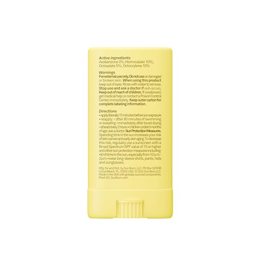 Sun Bum Kids SPF 50 Clear Face Stick Sunscreen - Travel Size, 0.53 oz