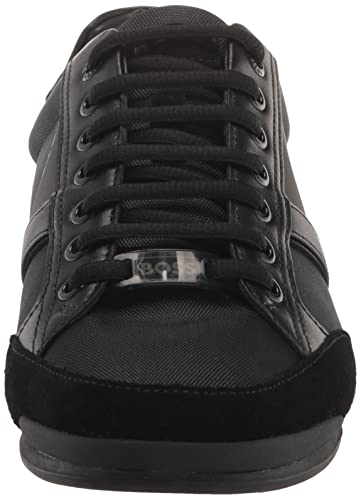 BOSS Green by Hugo Men's Saturn Low Profile Low Top Sneaker Shoe, Black, 11 M US