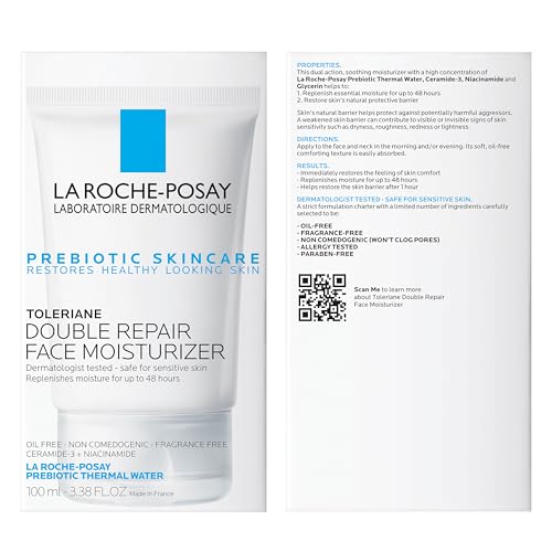 La Roche-Posay Toleriane Double Repair Face Moisturizer, 2.5oz