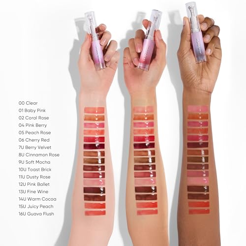 SKINTIFIC Brightening Lip Serum, Hydrating & Plumping (01 Baby Pink)