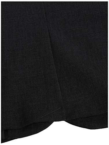 Calvin Klein Women's Two Button Lux Suit Blazer, Charcoal, 4 Petite