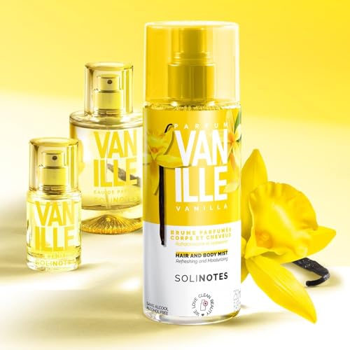 Solinotes Vanilla Body & Hair Mist, Perfumed Fragrance Spray, 250ml