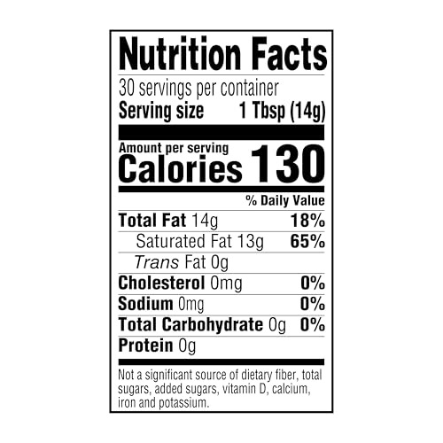 Amazon Grocery, Organic Virgin Coconut Oil, 15 Fl Oz