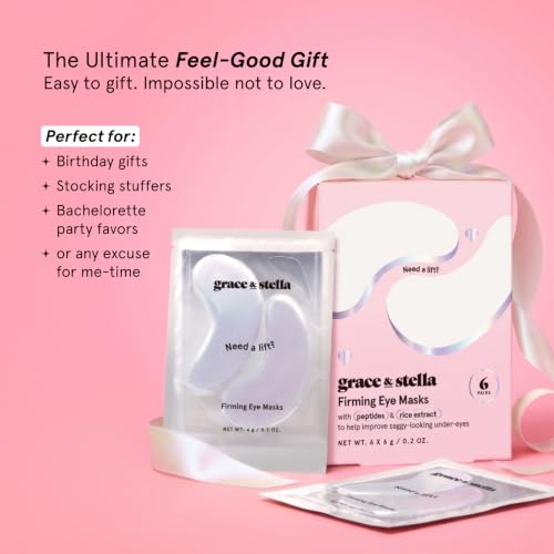 grace & stella Peptide Under Eye Patches For Puffy Eyes