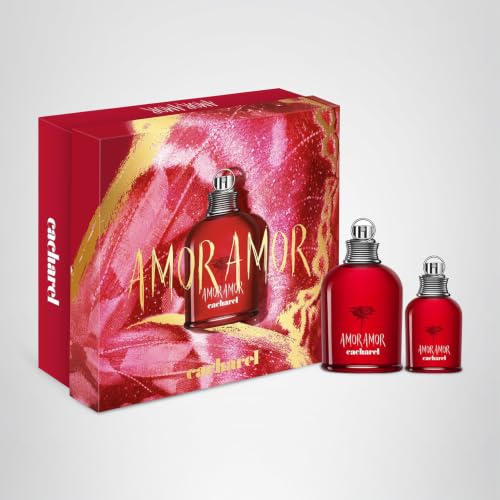 Cacharel Amor Amor Eau de Toilette for Women - Fruity Perfume Scent with Notes of Vanilla, Musks Accord, Blackcurrant & Lily Accords, Romantic and Passionate Long Lasting Fragrance, 1.0 Fl. Oz.