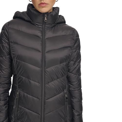 Calvin Klein Women's Outerwear Jacket,Black,XL