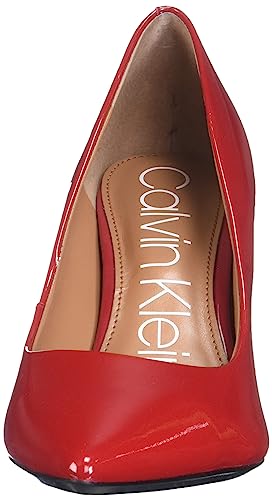 Calvin Klein Women's Gayle Pump, Crimson Red, 7