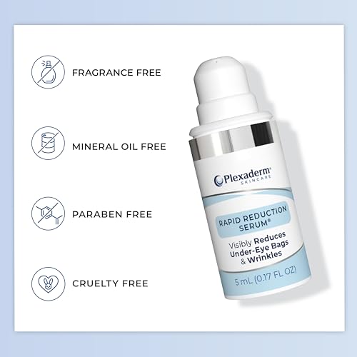 Plexaderm Eye Serum Pump - Visibly Reduces Bags, Wrinkles & Dark Circles