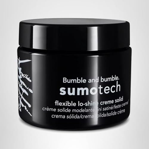 Bumble and bumble. Sumotech Flexible Hold Cream Solid | Hair Styling Cream | Pliable Texture, Flexible Hold + Lo-shine Finish | Wavy, Straight, 1.5 Ounce