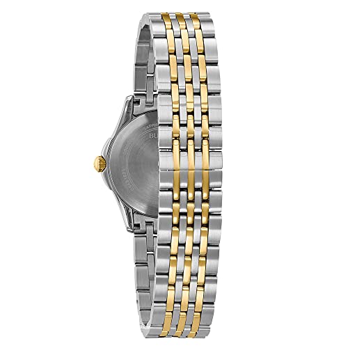 Bulova Classic Quartz Ladies Watch, Stainless Steel , Two-Tone (Model: 98M124)