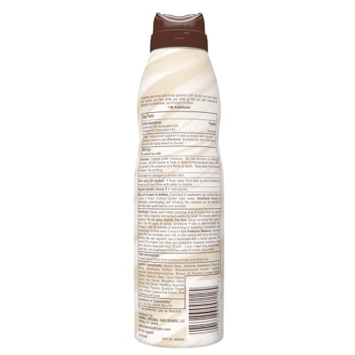 Hawaiian Tropic Weightless Hydration SPF 30 Sunscreen Spray, 6 Oz (2 Pack)