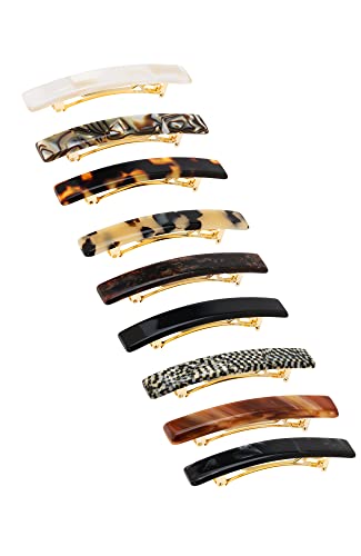 France Luxe Luxury Rectangle Barrette, Africa