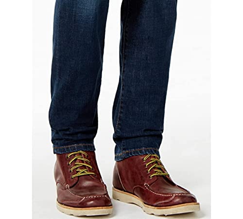 Tommy Hilfiger mens Slim Fit Stretch Jeans, Medium Rinse, 34W x 32L US