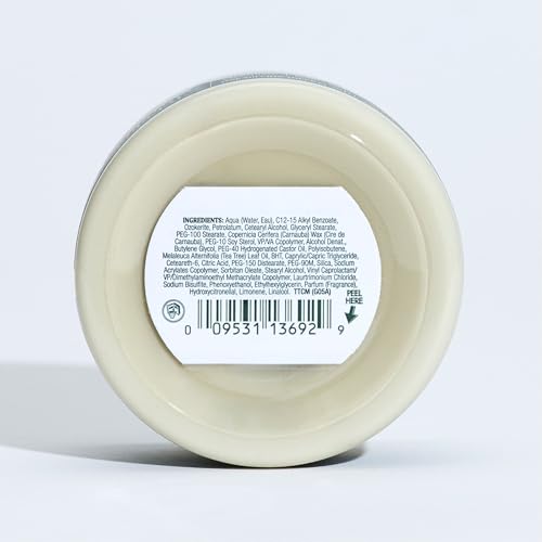 Tea Tree Shaping Cream, Hair Styling Cream, Long-Lasting Hold, Matte Finish, For All Hair Types, 3 oz