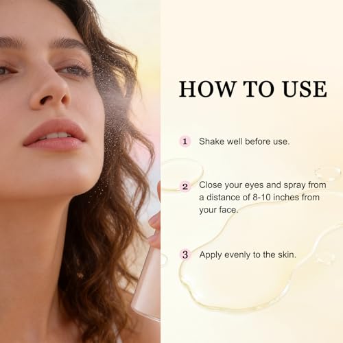 SPF Setting Spray for Face & Body - Sheer Sunscreen Mist SPF 50, Makeup-Friendly Setting Mist with Hydrating Glow, Reef-Safe & Non-Greasy for Beach, Wedding, Daily Wear (2)
