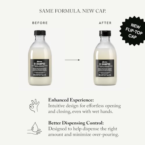 Davines OI Shampoo Daily Hair Softening & Hydrating, For All Hair Types