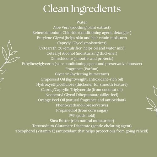 Salée- Styling Cream For Slickbacks & Curls | Slick Back Hair & Define Curly Hair | For Women, Kids, Girls, Smoothing & Anti-Frizz | For Curls, Wavy & Straight Hair 6 oz.