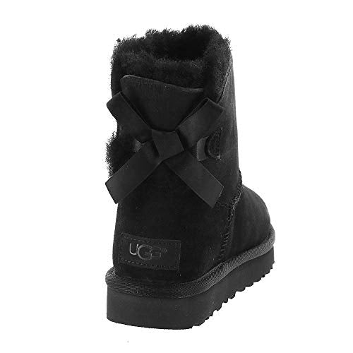UGG Women's Mini Bailey Bow Ii Boot, Black, 07