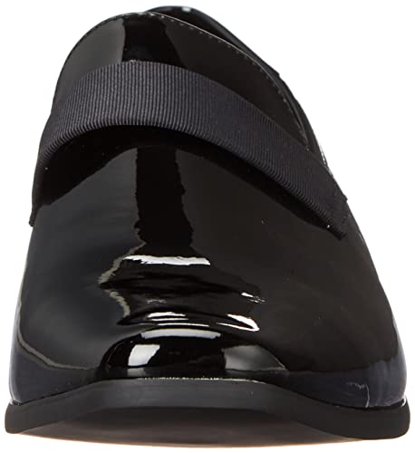 Calvin Klein Men's Bernard Loafer, Black Patent, 10