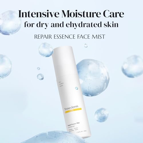 TROXEDERM Repair Essence Toner Mist – Korean Hydrating & Cooling Face Mist with Niacinamide, Troxerutin & Centella Asiatica, Lightweight Facial Spray for Daily Skincare & Barrier Care, 3.38 Fl.oz