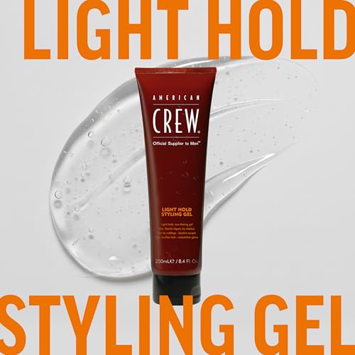 American Crew Men's Hair Gel, Light Hold with Low Shine, 8.4 Fl Oz