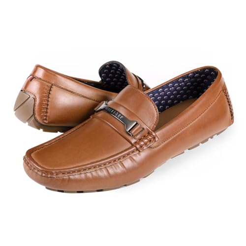 Tommy Hilfiger Mens Axin Medium Brown Burnished 12 Medium