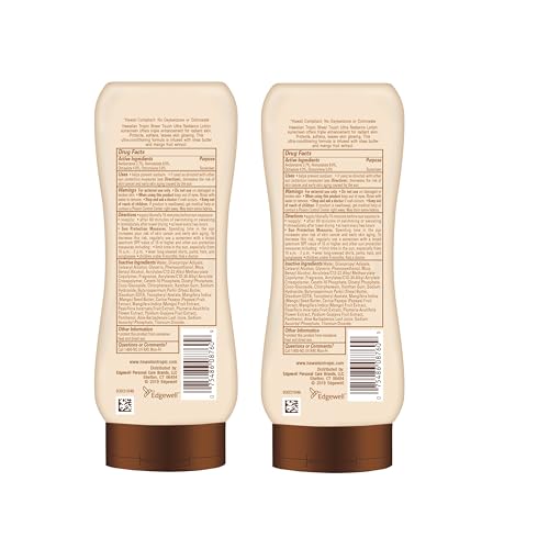 Hawaiian Tropic Sheer Touch SPF 50 Sunscreen Lotion, 8 Fl Oz (2 Pack)