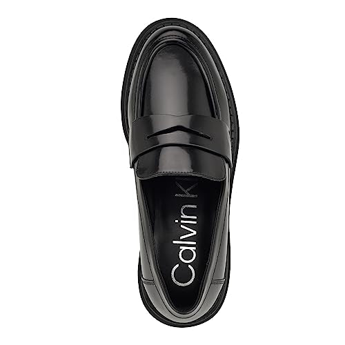 Calvin Klein Women's Grant Loafer, Black 001, 8.5