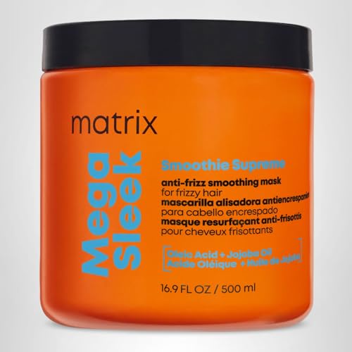 MATRIX Mega Sleek Supreme Mask – For Frizzy Hair, 16.9 Fl Oz