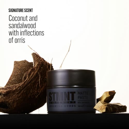 STMNT Grooming Goods Matte Paste 3.38 oz | All Day Strong Hold & High Volume | Hair Clay Paste For Men | Non-Greasy Formula | Texture Paste for Hair | Ideal for Dry & Damp Hair | Mens Hair Styling