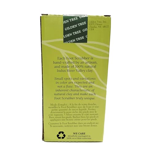 Pumice Stone for Feet Lasts 5+ Years Foot Exfoliator Scrubber Callus Remover Made of Natural Terra-Cotta